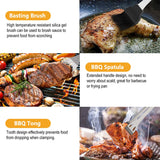 21 Pieces Complete Grill Accessories Kit
