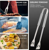 21 Pieces Complete Grill Accessories Kit